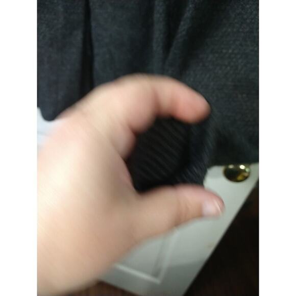 Cynthia Rowley Woman L Sweater Grey Buckle Front Cardigan Long Sleeve - Picture 6 of 9